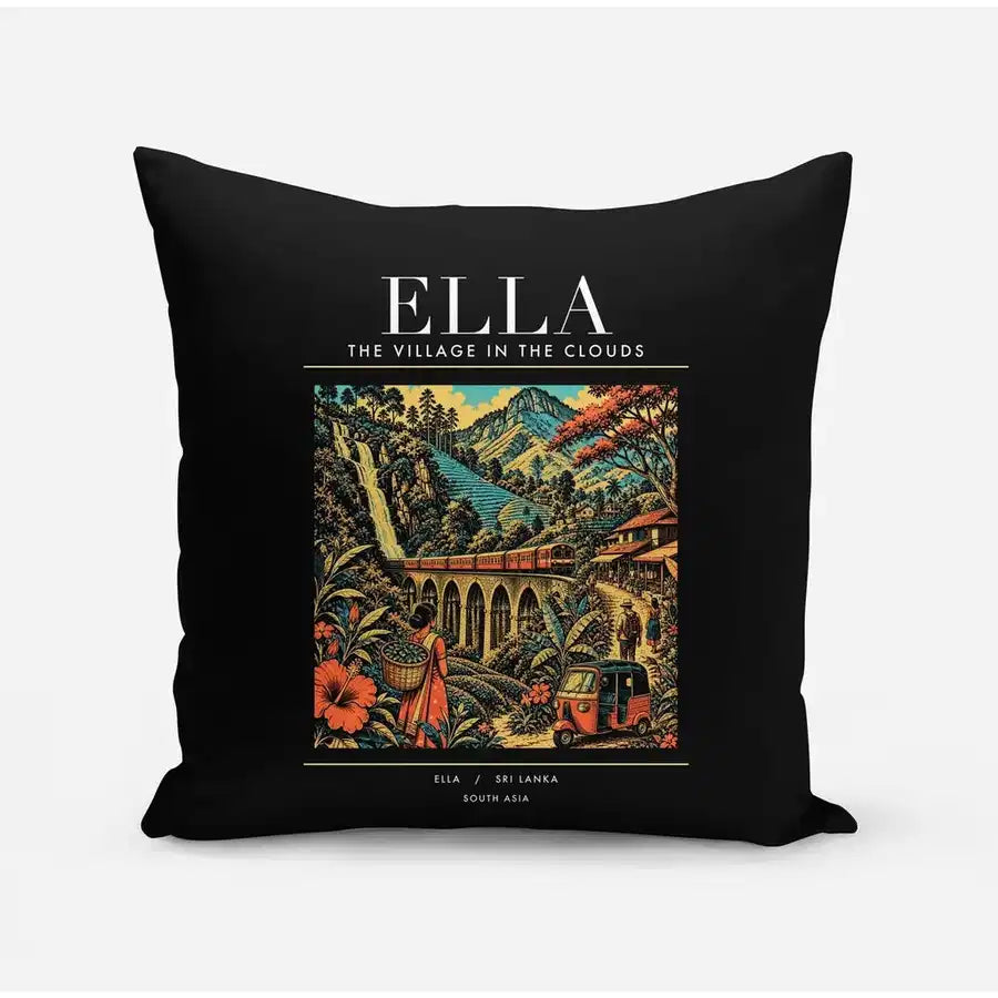 ELLA - Poster - Pillow - Black