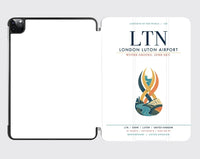 Thumbnail for London Luton Airport (LTN) design on white ipad tablet case