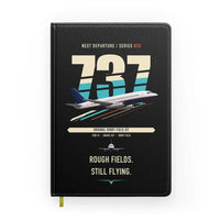 Thumbnail for Boeing 737-200 design on black notebook