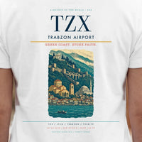 Thumbnail for Trabzon Airport (TZX) double-side t-shirt design close-up cover