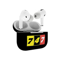 Thumbnail for Flat Colourful 757 AirPods Pro plastic case - Black