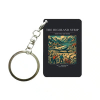 Thumbnail for VINTAGE G4097 - The Highland Strip - Designed Key Chain design on black