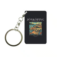 Thumbnail for JÖNKÖPING - Poster - Key Chain - Black