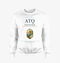 Thumbnail for Sri Guru Ram Dass Jee International Airport Amritsar (ATQ) design on white sweatshirt