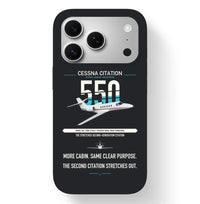 Thumbnail for Cessna Citation 550 - Citation II design on black magsafe iphone case, for iPhone 17 Pro