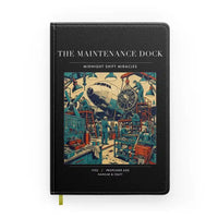 Thumbnail for VINTAGE G4094 - The Maintenance Dock - Designed Notebooks design on black