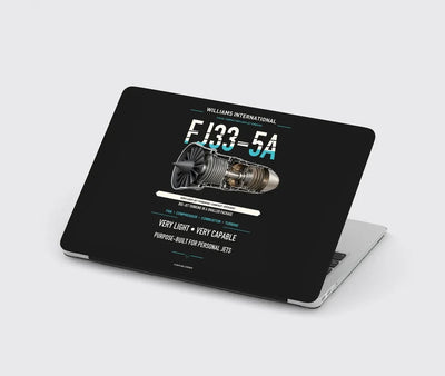 FJ33-5A design on black MacBook case