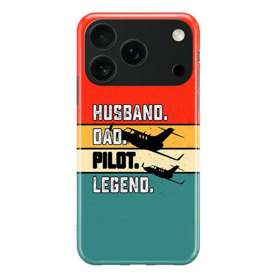 Husband & Dad & Pilot iPhone Case