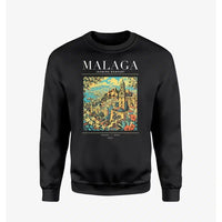 Thumbnail for MALAGA - Poster - Sweatshirt - Black