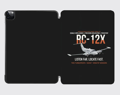 RC-12X Guardrail Signals From Above design on black ipad tablet case