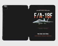 Thumbnail for F-A-18F Super Hornet Block III Two Crew One Strike design on black ipad tablet case