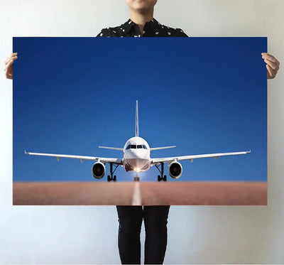Face to Face with Airbus A320 aviation themed poster, premium poster paper.