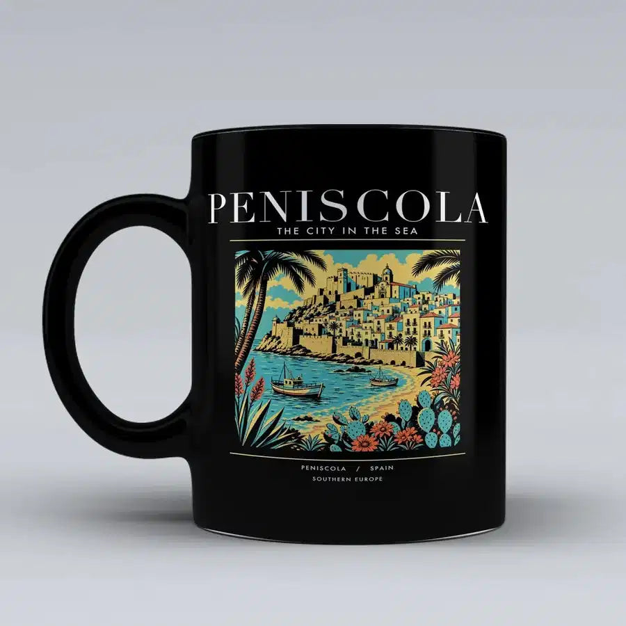 PENISCOLA - Poster - Mug - Black