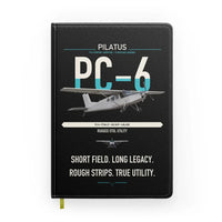 Thumbnail for Pilatus PC-6 Porter design on black notebook