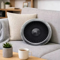 Thumbnail for Very Nice Graphical Engine aviation design on soft polyester filling airplane pillow.