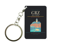 Thumbnail for Graz Airport (GRZ) design on black key chain