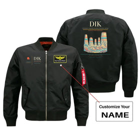 Dickinson Theodore Roosevelt Regional Airport (DIK) Bomber Jacket