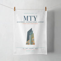 Thumbnail for Monterrey International Airport (MTY) design on white towel