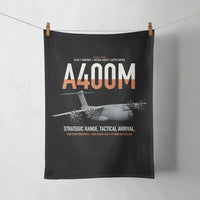 Thumbnail for Airbus A400M Atlas design on black towel