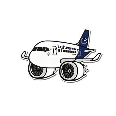 Lufthansa Airbus A320 NEO aviation design airplane sticker in weather-resistant vinyl.