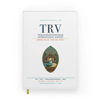 Thumbnail for Thiruvananthapuram International Airport (TRV) design on white notebook
