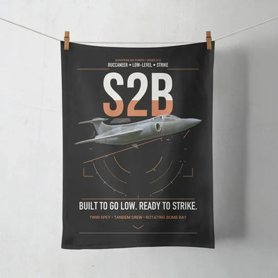 Blackburn Buccaneer S2B design on black towel