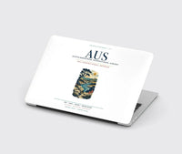 Thumbnail for Austin-Bergstrom International Airport (AUS) design on white MacBook case
