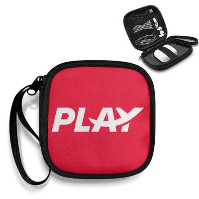 Play Airlines Portable aviation portable headphone bag in padded polyester.