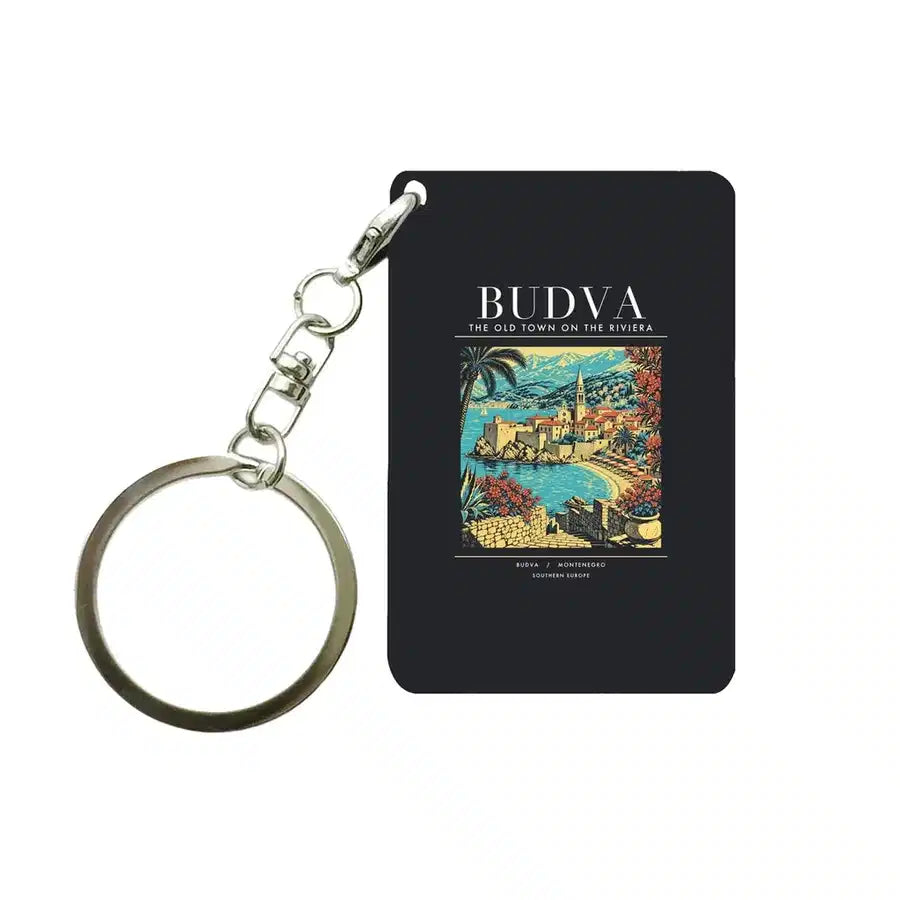 BUDVA - Poster - Key Chain - Black
