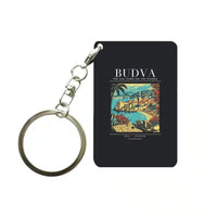 Thumbnail for BUDVA - Poster - Key Chain - Black