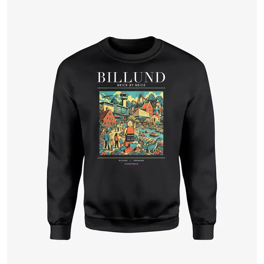 BILLUND - Poster - Sweatshirt - Black