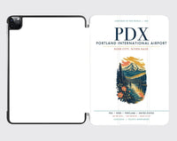 Thumbnail for Portland International Airport (PDX) design on white ipad tablet case