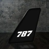 Thumbnail for Boeing 787 Flat Text Led Aircraft Tail aviation themed 3D aircraft tail lamp, premium acrylic with LED.