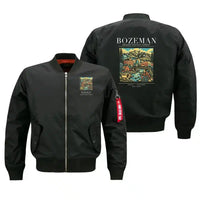 Thumbnail for BOZEMAN - Poster - Bomber Jacket - Black