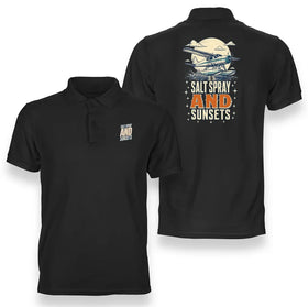 Salt Spray And Sunsets Premium Polo T-Shirts