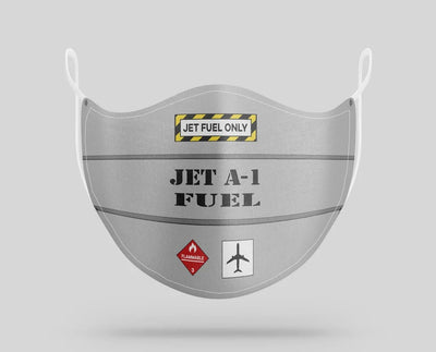 Jet Fuel Only aviation face mask in breathable cotton blend.