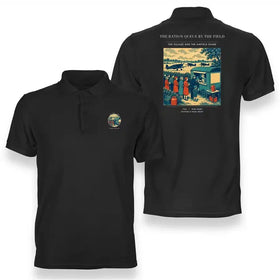 The Ration Queue By The Field Premium Polo T-Shirts