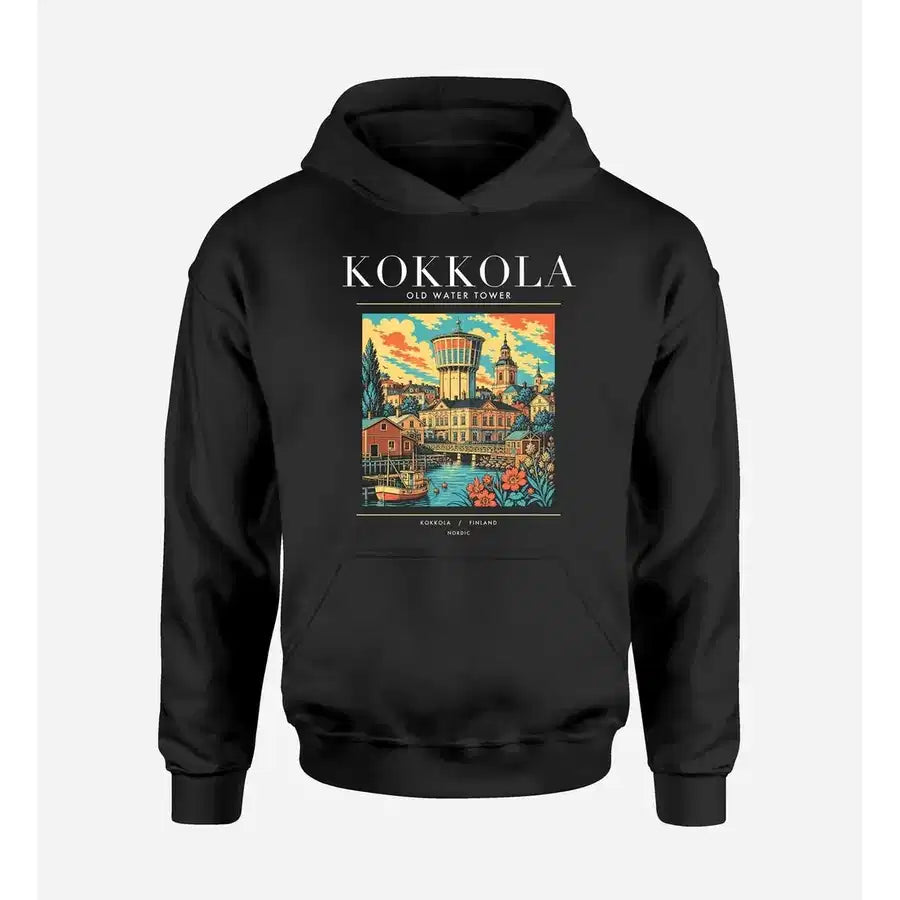 KOKKOLA - Poster - Premium Hoodie - Black