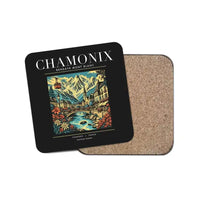 Thumbnail for CHAMONIX - Poster - Coaster - Black
