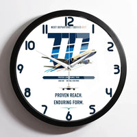 Thumbnail for Boeing 777-200ER design on white framed wall clock