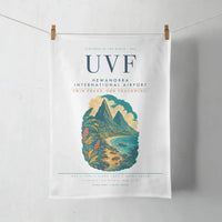 Thumbnail for Hewanorra International Airport (UVF) design on white towel