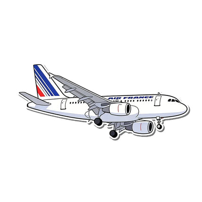 Air France Airbus A318 aviation design airplane sticker in weather-resistant vinyl.
