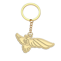 Thumbnail for Gulf Air aviation hollow key chain in polished alloy.
