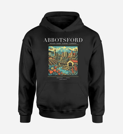 ABBOTSFORD - Poster - Premium Hoodie - Black