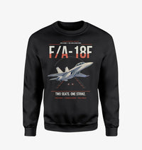 Thumbnail for F-A-18F Super Hornet design on black sweatshirt