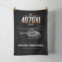 Thumbnail for Bell 407GXi design on black towel