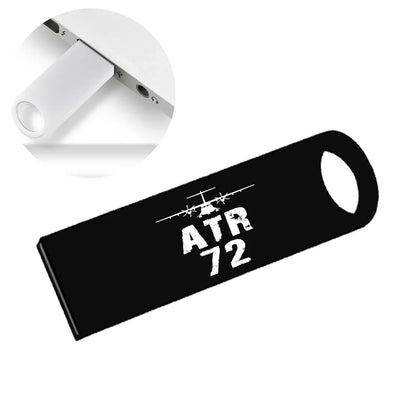 ATR-72 & Plane aviation design on durable waterproof casing waterproof USB device.