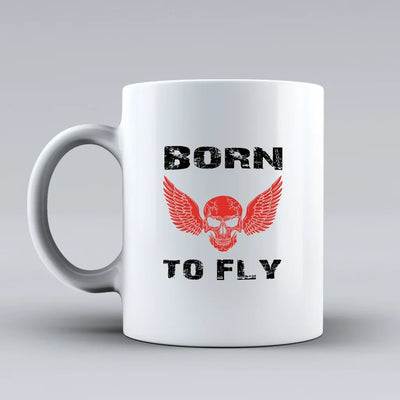 Customisable Born to Fly Mug - view 2