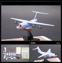 Thumbnail for Y-20 Transport Aircraft (Y-20) Airplane Assembly Model Puzzle Building Mini Plastic Random color aviation themed Lego-style model.