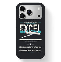 Thumbnail for Cessna Citation Excel design on black magsafe iphone case, for iPhone 17 Pro